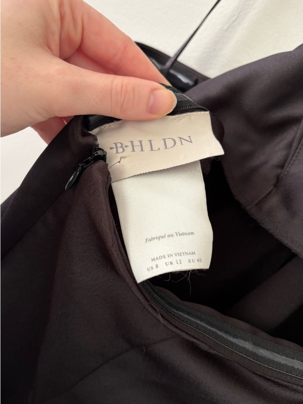 BHLDN Black Halter Twist-Detail Evening Dress - Picture 3 of 3